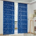 thumbnail image 4 of Sheer Curtains Set of 2, Solid Sheer Curtain Scarf Drapes Rod Pocket Crushed Window Panels for Bedroom Living Room Kitchen, 2 PCS Vines Leaves Tulle Door Window Curtain Drape, 4 of 4