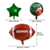 5pcs 18inch Balloons Set Football Rugby Toys Reusable Celebration Sports Theme