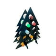 thumbnail image 1 of Stylish Tree Design Wooden Bottle Storage Rack Circular Hollow Display For Collector Home, 1 of 5