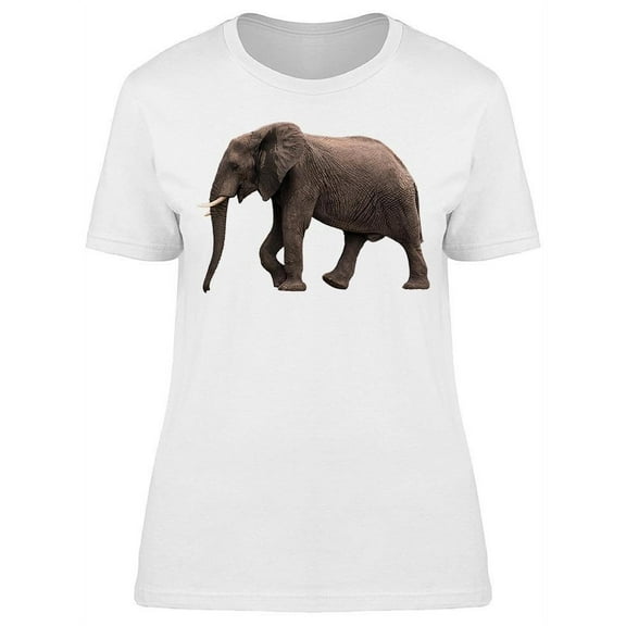 Walking Elephant Large T-Shirt Women -Image by Shutterstock, Female 3X-Large