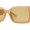 Beige - Brown, variant on Womens Mod Rounded Rectangle Plastic Sunglasses White Brown Blue