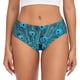 thumbnail image 1 of Balery Beautiful Blue Peacock Ropa Interior de Algodón para Mujer con Dibujo – Braguitas Cómodas y Elásticas, Estilo Clásico-Medium, 1 of 6
