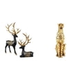 thumbnail image 1 of Elegante Colección De Esculturas De Resina De Reno Y Guepardo, Figura única De Animal, Centro De Mesa Para Oficina, Hogar, Boda, Decoración De Inauguración De La Casa., 1 of 8