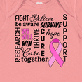 thumbnail image 4 of Inktastic Breast Cancer- Together We Will Win Boys or Girls Baby Bodysuit, 4 of 5
