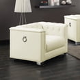 thumbnail image 2 of Chaviano Tufted Upholstered Chair Pearl White, 2 of 9