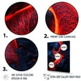 thumbnail image 3 of Designart "Symphony Of Volcanic Forces" Volcano Canvas Prints, 3 of 7