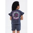 thumbnail image 3 of Conjunto de ropa para niñas pequeñas, camiseta y pantalones cortos de felpa francesa para Barbie, 3 of 6