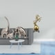 thumbnail image 2 of Figuras de familia de elefantes de cerámica y estatuas modernas de caballos, arte artesanal, escultura coleccionable de animales, adorno para el hogar, 2 of 8