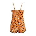 thumbnail image 4 of Women'S Pajama Sets Halloween Halloween Printed 2 Piece Cami Top Short Sets for Women Lounge Wear for Women Womens Nighties, 4 of 4