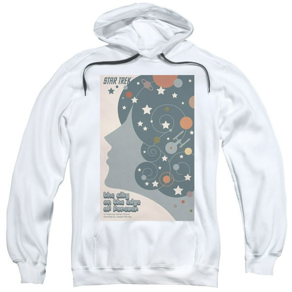 Star Trek Tos Episode 28 Adult Pullover Hoodie Sweatshirt White