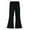 Black, variant on Girls Flare Legging Pants Kids High Waisted Bell Bottoms Boot Cut Yoga Dance Flared Trousers Girl's Hiking Pants Navy 8Y