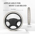 thumbnail image 5 of Fotbe Funny Cat White Steering Wheel Cover Universal 15 in Car Accessories for Men Women,Steering Wheel Protector Comfortable Protective Case for SUV Sedan Decor, 5 of 8