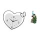 thumbnail image 5 of Elegante reloj de pared de con forma de corazón, escultura artística acrílica creativa, movimiento silencioso, adorno de mesa para sala de e, 5 of 8