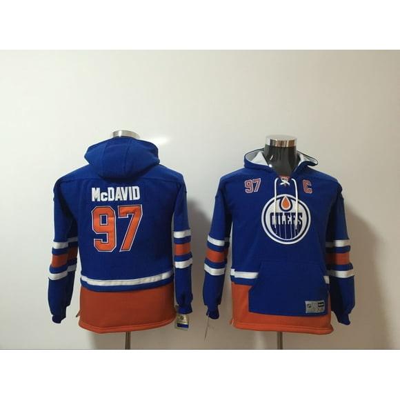 Cross-border new 2022 ice hockey uniforms children‘s clothing sweatshirts plus velvet thickened embroidered hoodie sweatshirt jersey ice hockey team