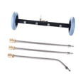 thumbnail image 2 of Colaxi Pressure Washer Undercarriage Cleaner 16 inch Multipurpose with Extension Wands Undercarriage Washer for Vehicles Washing Car with 3 Extension Rod, 2 of 8