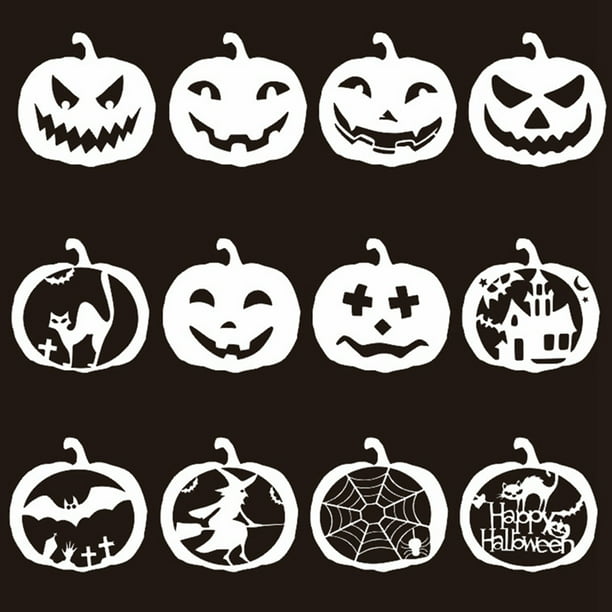 Pochoirs D'Halloween Pour La Peinture 24 Pièces Pochoirs De Dessin De