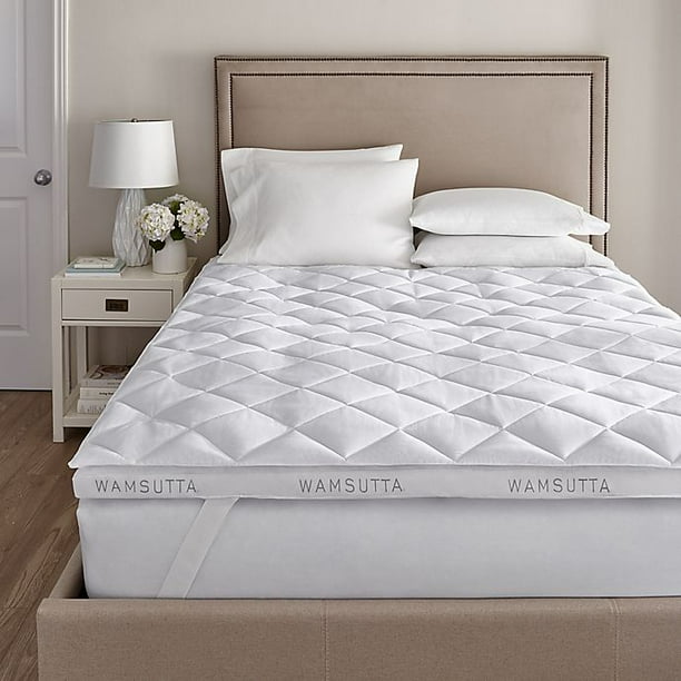 Wamsutta Double Support Technology California King Featherbed In White Com California King Featherbed, California King Feather Bed Topper