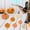 Style F, variant on perfeclan 7Pcs Artificial Pumpkins Velvet Pumpkins Home Decoration Small Fake Pumpkins Foam Pumpkins for Farmhouse Autumn Wedding Props E