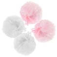 thumbnail image 4 of MasteelfCA 4PCS Powder Puff Beauty Makeup Power Puff Portable Dry Powder Puff Cheek Color Makeup Pad Fuzzy Ball Shape Power Puff for Women Use, 4 of 8