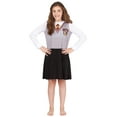 thumbnail image 3 of Harry Potter Girls' Hogwarts Hermione Gryffindor Uniform Long-Sleeve Pajama Nightgown Loungewear, 3 of 8