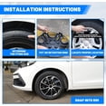 thumbnail image 6 of Universal 16 inch Hub Caps Wheel Covers for Cars Set of 4 Fits Most Cars Hubcaps for Truck SUV Accessories (Silver Lacquer & Black Lacquer), 6 of 7
