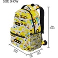 thumbnail image 3 of Travel Laptop Backpack Construction Vehicle Backpack for Preschool Elementary Middle High School, 3 of 7