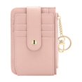 thumbnail image 1 of Compact Card Holder Wallet, Large Capacity Card Slot Bag, Durable Solid Color Design, For Daily Use Office Travel, Secure Credit Card Holder, Minimalist Style Business Card Wrap, Small Foldable, 1 of 8