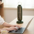 thumbnail image 3 of Fwttom Tower Fan - Quiet 90° Oscillating Standing Fan, 3 Speeds, Portable Personal Aromatherapy Desk Fan That Blow Cold Air, Fan for Bedroom Office Kitchen, 3 of 6