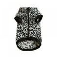 thumbnail image 3 of Bangus Double Fleece Dog Coat Pullover – Soft, Warm Dog Clothes, Machine Washable, Leopard, 3 of 5
