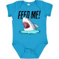 thumbnail image 3 of Inktastic Feed Me with Shark Head Boys or Girls Baby Bodysuit, 3 of 5