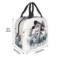 thumbnail image 5 of Cute Cartoon Anime Lunch Bag With Zipper Waterproof And Reusable Cooler Tote Lunch Box For School/Office/Picnic/Work, 5 of 5