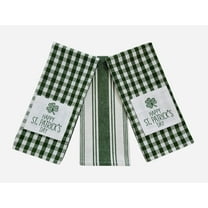 Serafina Home St. Patrick's Day Kitchen Towels: Decorative With Shamrocks and Clovers