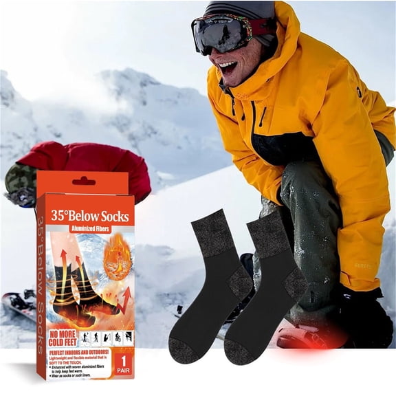 Dianli Heated Socks With Intelligent Temperature Control Circuit Built-In, Smart Thermal Electric Socks for Winter Cold Weather, Outdoor Skiing, Hunting and Snow Warmers