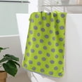 thumbnail image 4 of Btomtd Household Face Towels, Soft and Absorbent Washcloth, Thick Hand Towels for Bathroom, Gentle Bath Towels for Daily Cleansing, 1-Pack, Size 29" x 13", Green, 4 of 7