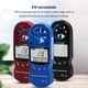 thumbnail image 4 of Speravity Mini anemómetro portátil multiusos LCD Digital de mano viento velocidades medidor de humedad higrómetro termómetro herramienta Accesorios para bloques patrón Negro Speravity TO011202-02, 4 of 6