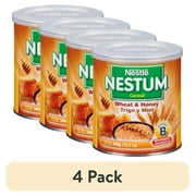 (4 pack) Nestle Nestum Breakfast Cereal, Wheat and Honey, 10.5 oz