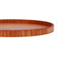 thumbnail image 4 of Plateau de service rond en bois, durable, simple et élégant, large application, surface brillante, structure stable, plateau en bois de 24 cm, 4 of 4