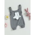 thumbnail image 3 of Bagilaanoe Newborn Baby Girl Boy Knitted Rompers Sleeveless Bodysuit 3M 6M 12M 18M 24M Infant Ribbed One Piece Jumpsuit, 3 of 8