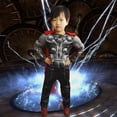 thumbnail image 2 of Disfraz clásico de los Vengadores para niños, Cosplay de Thor, Superhéroes, para fiesta de Carnaval y Halloween, 2 of 5