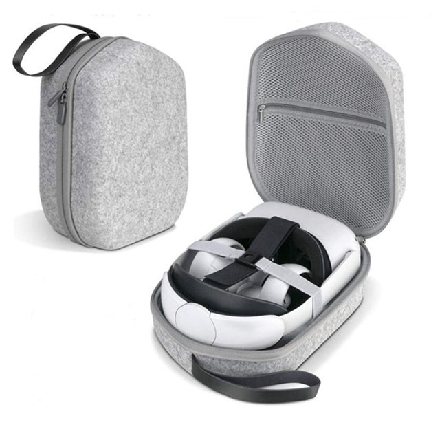 VR Glasses Storage Bag, EVA Portable Multifunctional VR Glasses Travel Carrying Case For Home Storage