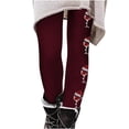 thumbnail image 4 of Kaemgyyd Christmas Leggings for Women Trendy High Waisted Soft Yoga Pants Comfy Stretch Print Workout Tights, 4 of 5
