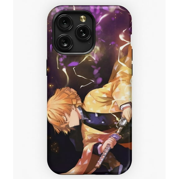 Kimetsu No Yaiba Zenitsu Agatsuma G1448 Phone Case for iPhone17 16 15 14 13 12 11 Pro Max