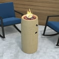 thumbnail image 7 of MOALCOFER 15,000 BTU Propane Fire Pit Table,11'' Round Graphite Base, Includes Lava Rocks, Waterproof Cover, 7 of 7