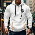 thumbnail image 5 of Fall Winter Men's Sweatshirt Hoodie Zipper Arm Pocket Cardigan Sports Large Size Casual Hoodies For Men,Size S-5XL, 5 of 5
