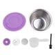 thumbnail image 2 of Cápsulas de café reutilizables de acero inoxidable con filtro y tapa para Dolce Gusto (morado), 2 of 14