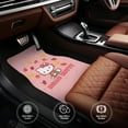 thumbnail image 4 of Hello Kitty(32) Car Floor Mats Universal SUV Front Rear Floor Foot Mats 4-Piece Full Set with Non-Slip Rubber Backing, 4 of 6