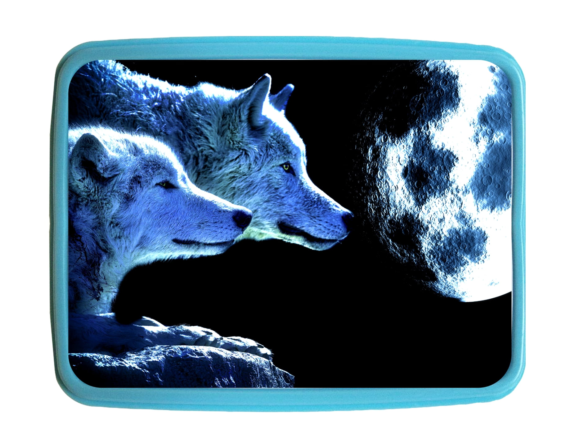 Lunchbox Pets Wolves at the Moon Kids Bento Lunch Box with 3