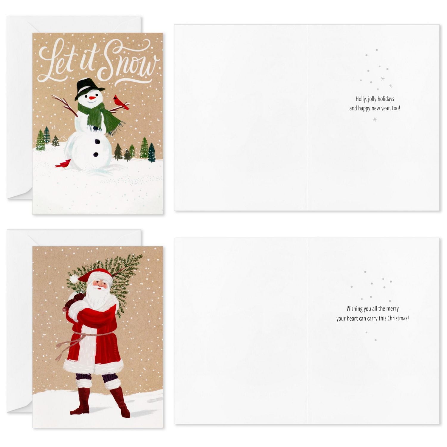 Connections From Hallmark Assorted Boxed Christmas Cards (Winter Wonder), 20 ct.