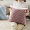 thumbnail image 5 of Throw Pillow Covers 18x18 Inch Set of 4, Corduroy Ribbed Decorative Square Pillowcases, Farmhouse Holiday Cushion Covers for Couch Sofa Living Room Bedroom Outdoor Home Decor, 5 of 5