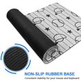 thumbnail image 6 of Long Mouse Pads for Desk,Black and White Baseball Caps Pattern Desk Mats on Top Of Desks, Desk Mouse Pad Extra Large with 3mm Non-Slip Base and Stitched Edge for Gaming,Office,Work,Home 47.3"x23.6", 6 of 6